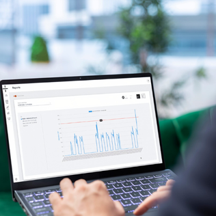 atomation dashboard on laptop