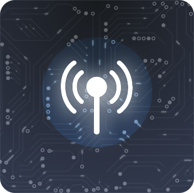 stylized cellular icon