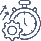 time and efficiency icon