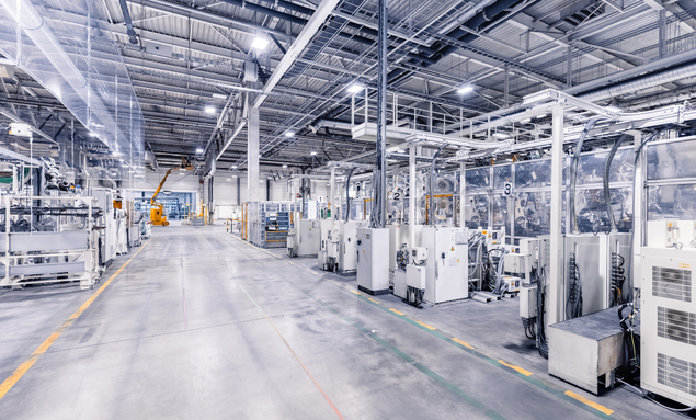 heavy industrial plant